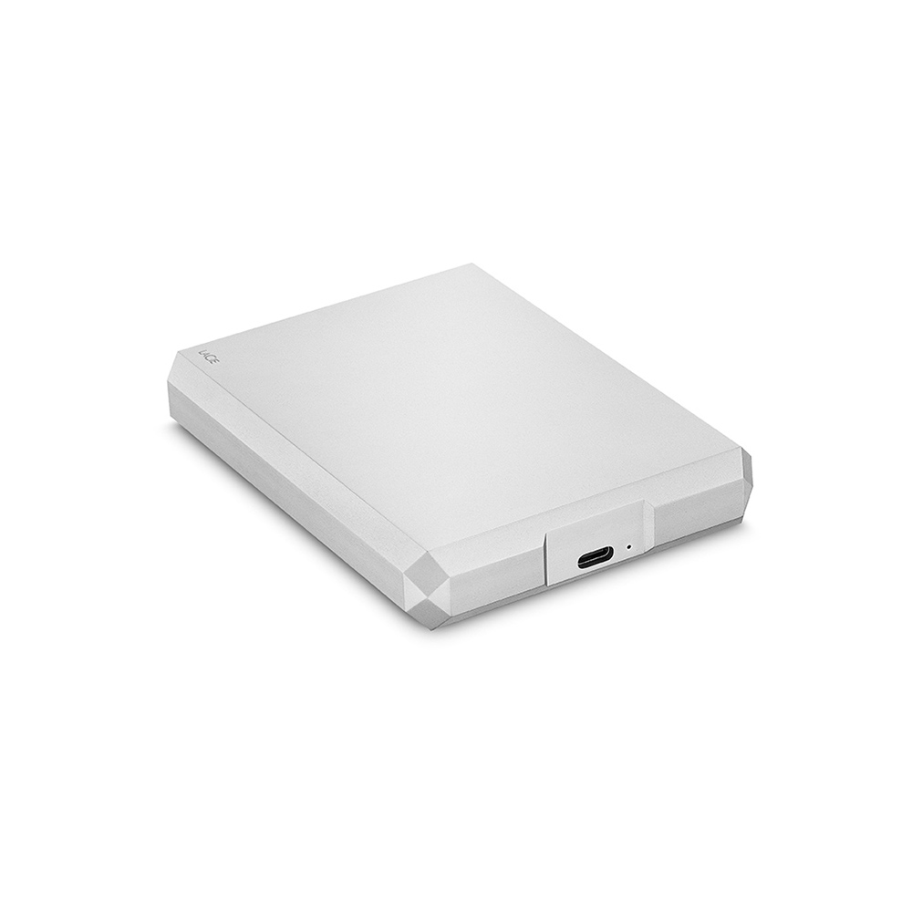 LaCie - Mobile USB-C Festplatte 4TB - Moon Silver