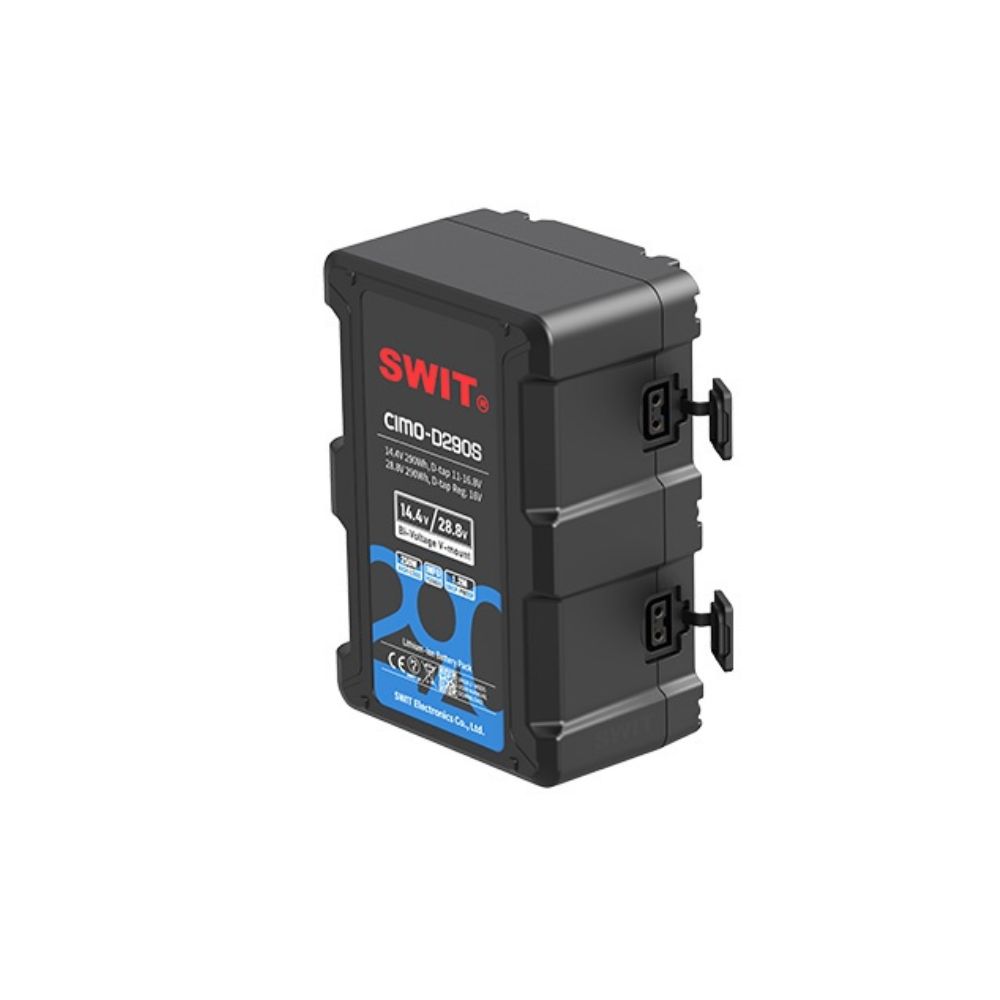 Swit - 290Wh Bi-Voltage OLED info Cine V-mount Battery