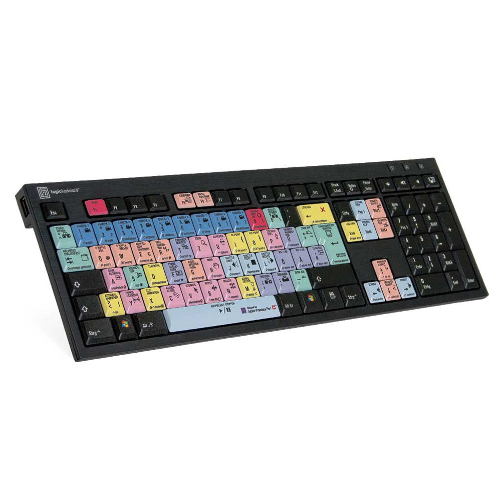 Logic - Keyboard Adobe Premiere Pro CC - PC Nero Slim Serie