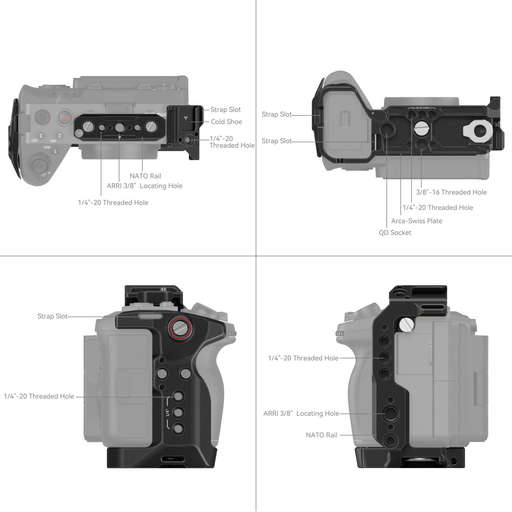 SmallRig - Cage for Sony FX30 / FX3 - 4183