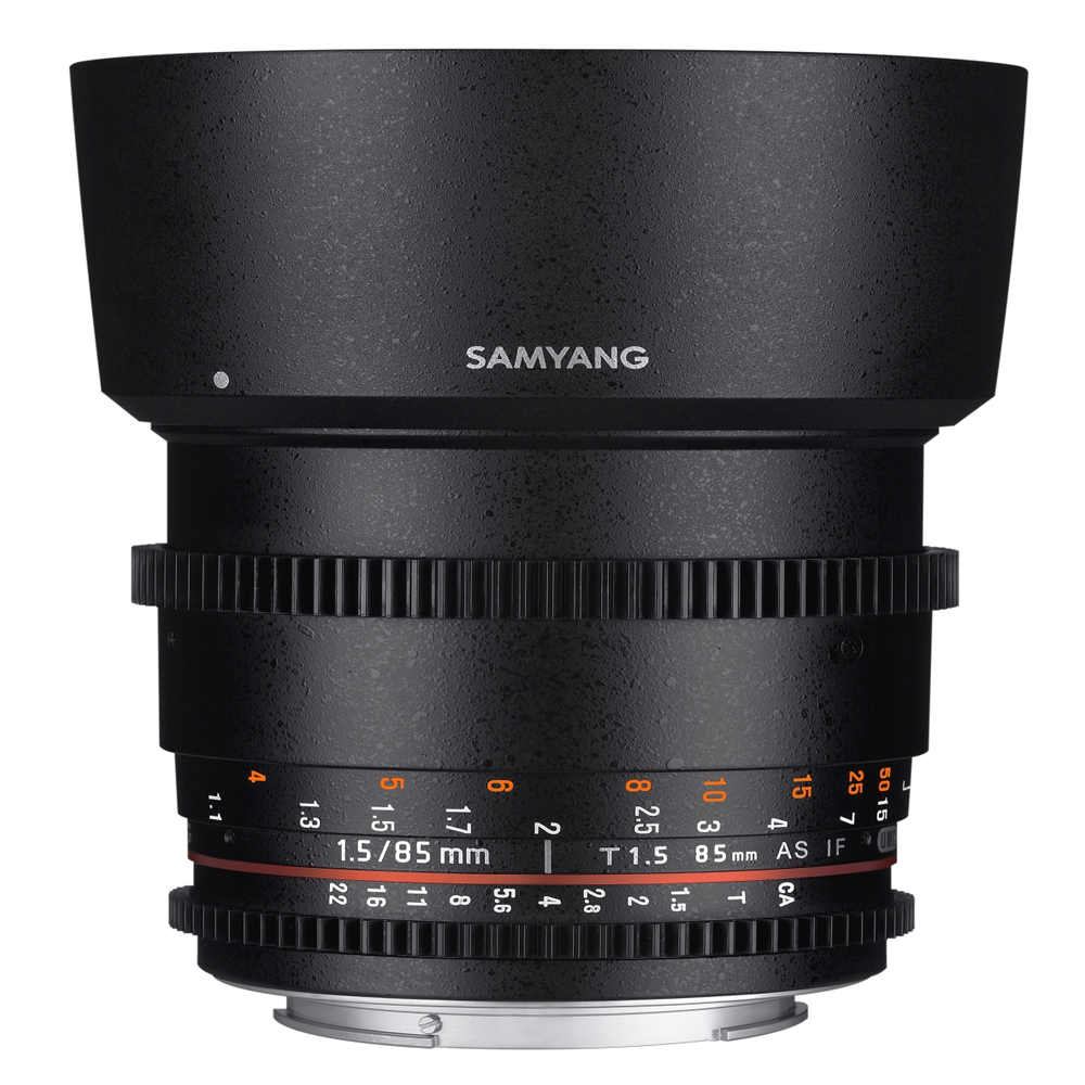 Samyang - 85/1.5 Video DSLR Objektiv für Canon EF