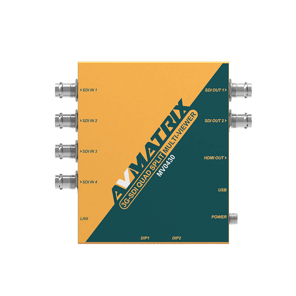 AVMATRIX - 3G-SDI QUAD Split Multiviewer