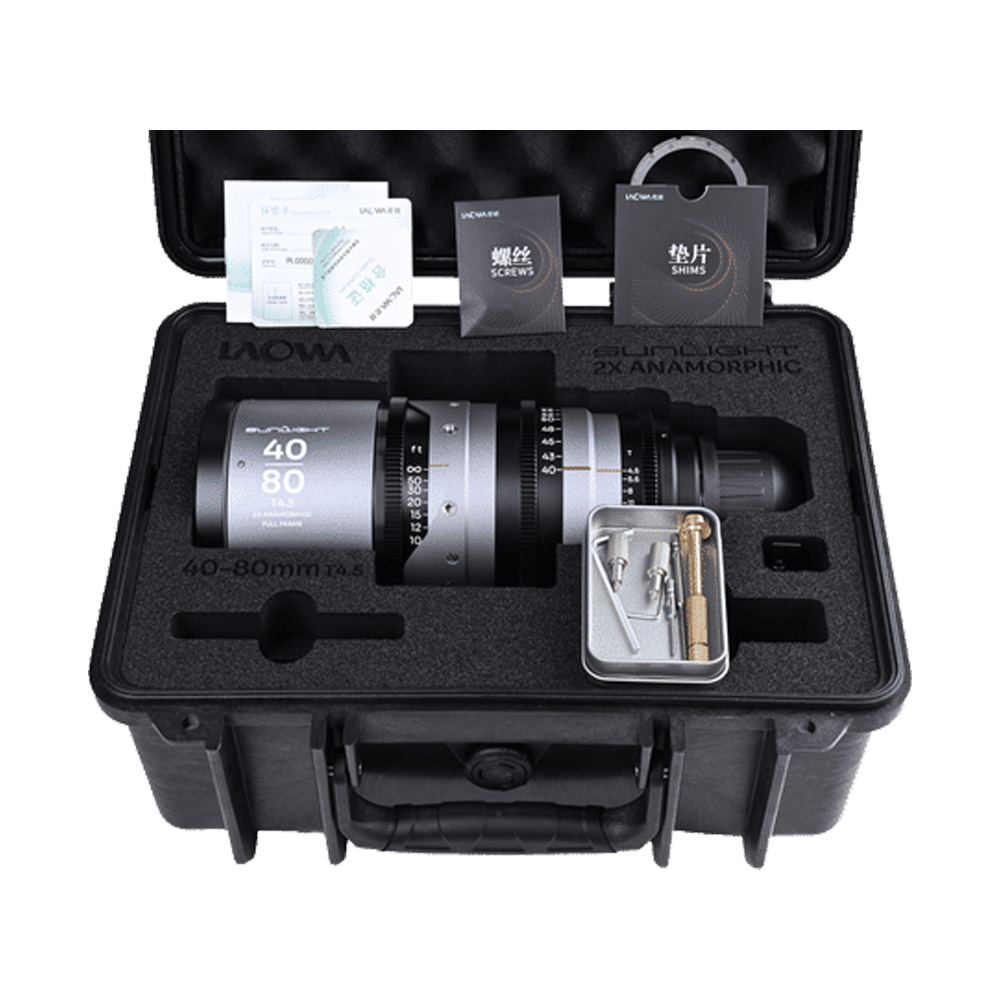 LAOWA - Sunlight 40-80mm T4.5 2x FF Anamorphic Zoom PL (Clear)