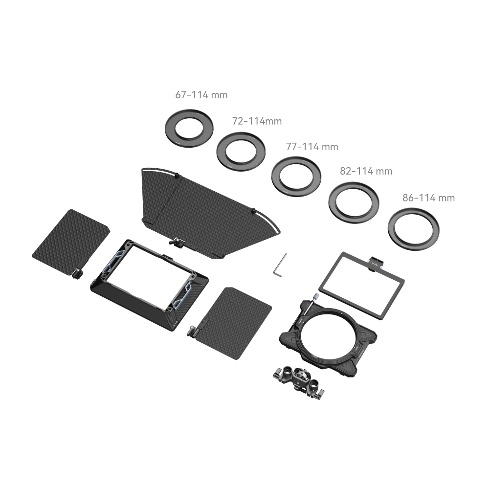 SmallRig - Multifunctional Modular Matte Box (F114mm) Basic Kit - 3641