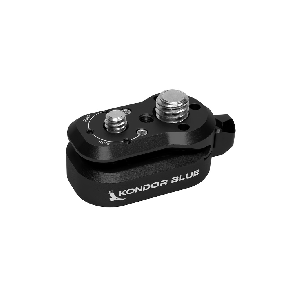 KB-ML-BK-1 Kondor Blue - Mini Lock Quick Release Plates (Raven Black)