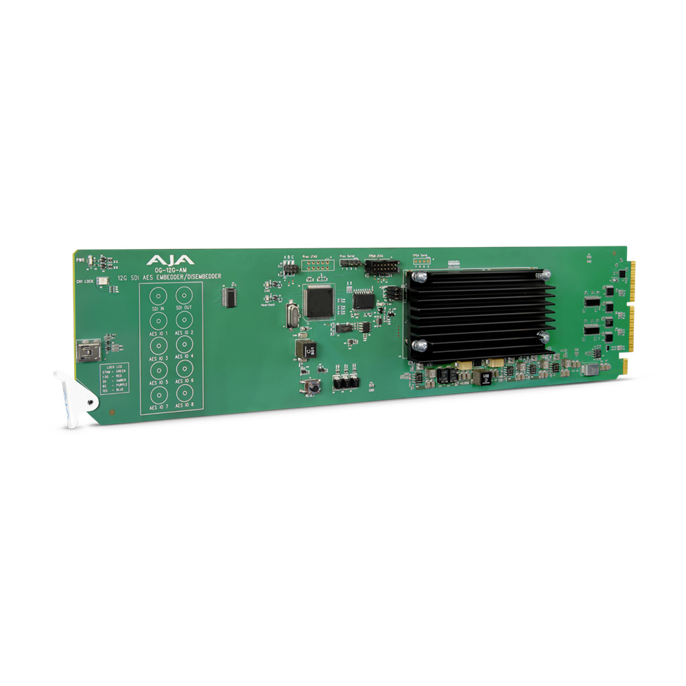 AJA - OpenGear 16-Kanal 24-bit AES/EBU Audio-Embedder/De-Embedder