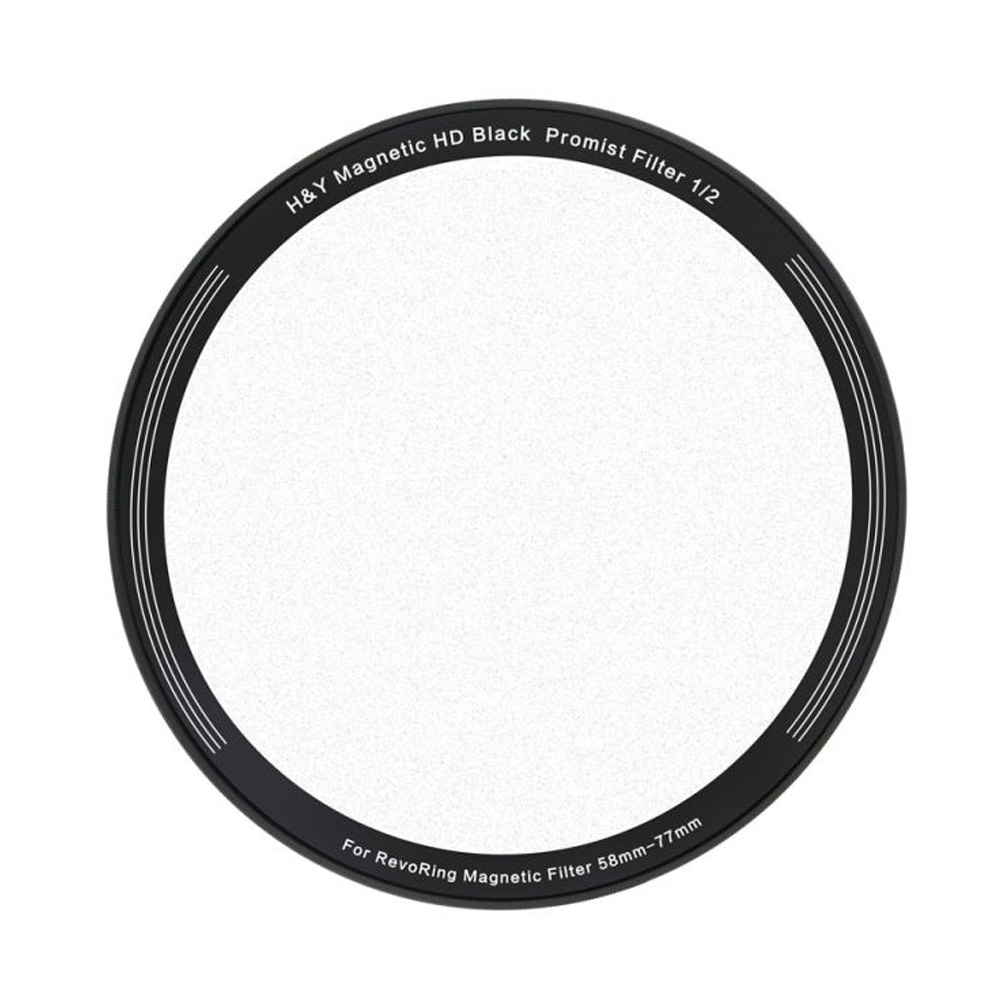 H&Y - Black Mist Magnetic 1/2 Clip-on Filter for REVORING 58-77mm