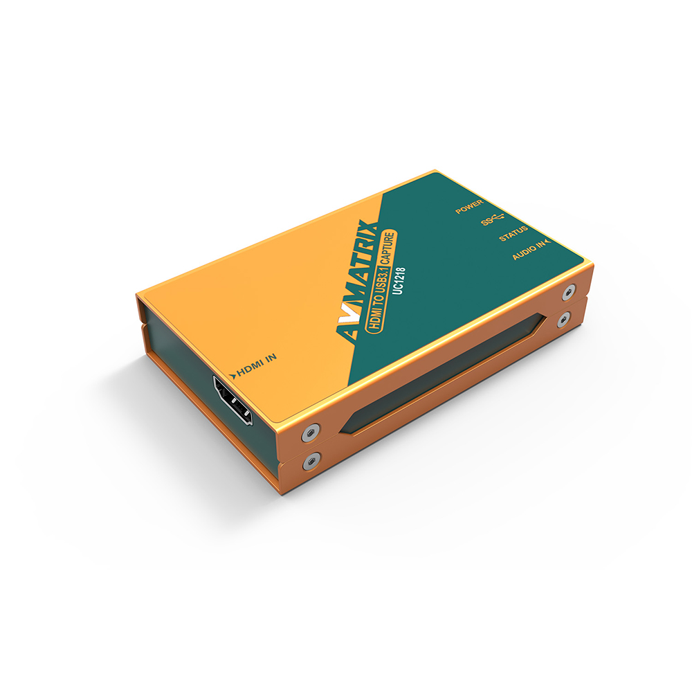 UC1218-1 AVMATRIX - HDMI to USB3.1 TYPE-C Uncompressed Video Capture