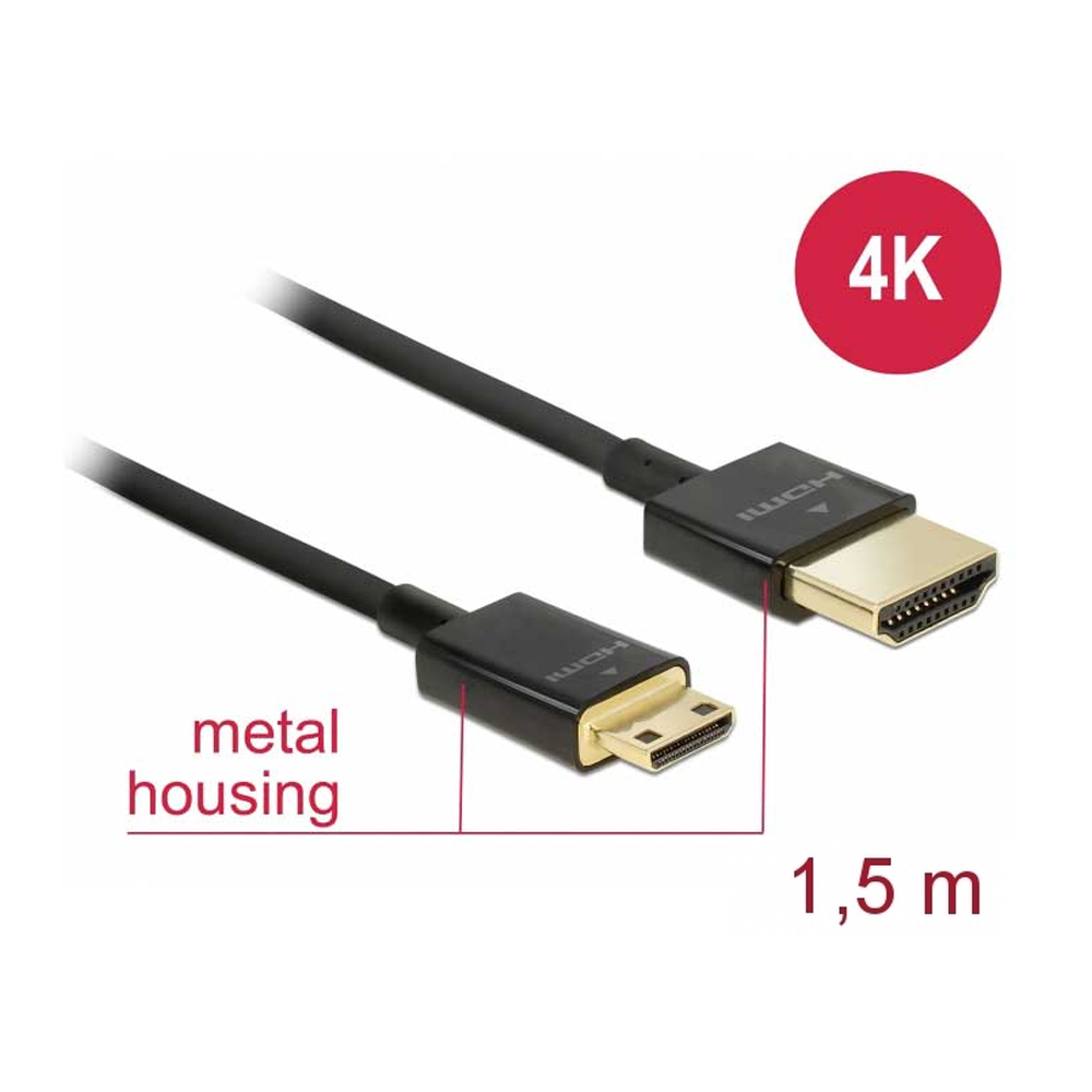Mediatec - HDMI 2.0 Kabel A/C 1,5 m