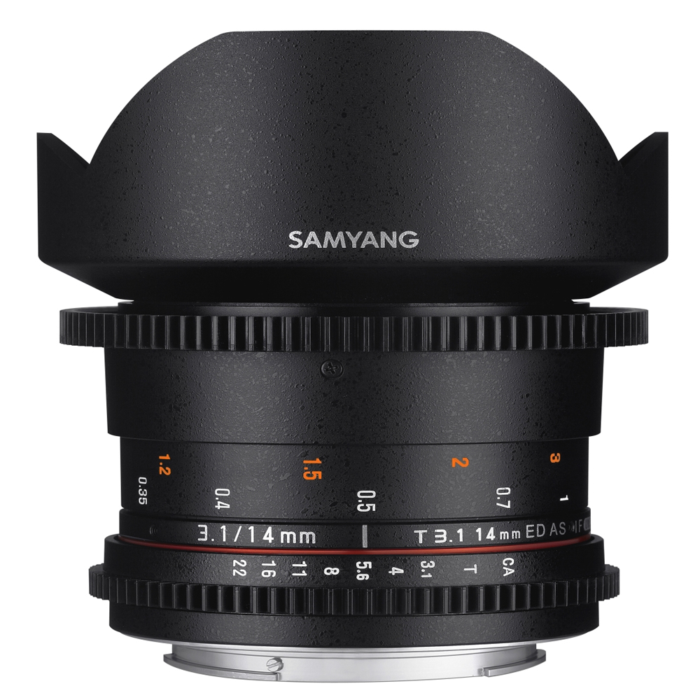 Samyang - 14/3.1 Video DSLR II Objektiv für MFT