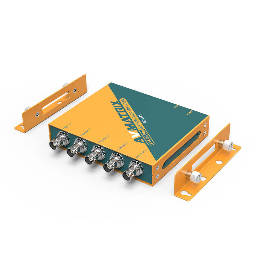 AVMATRIX - 1×4 3G-SDI Reclocking Distribution Amplifier