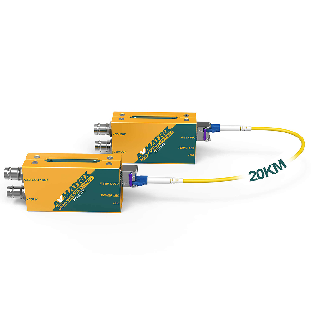 AVMATRIX - 3G-SDI Fiber Optic Extender