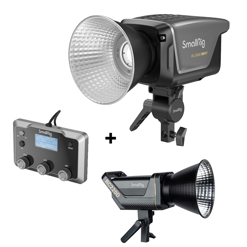 Smallrig - COB Light RC350D + GRATIS RC220 Daylight + Panel