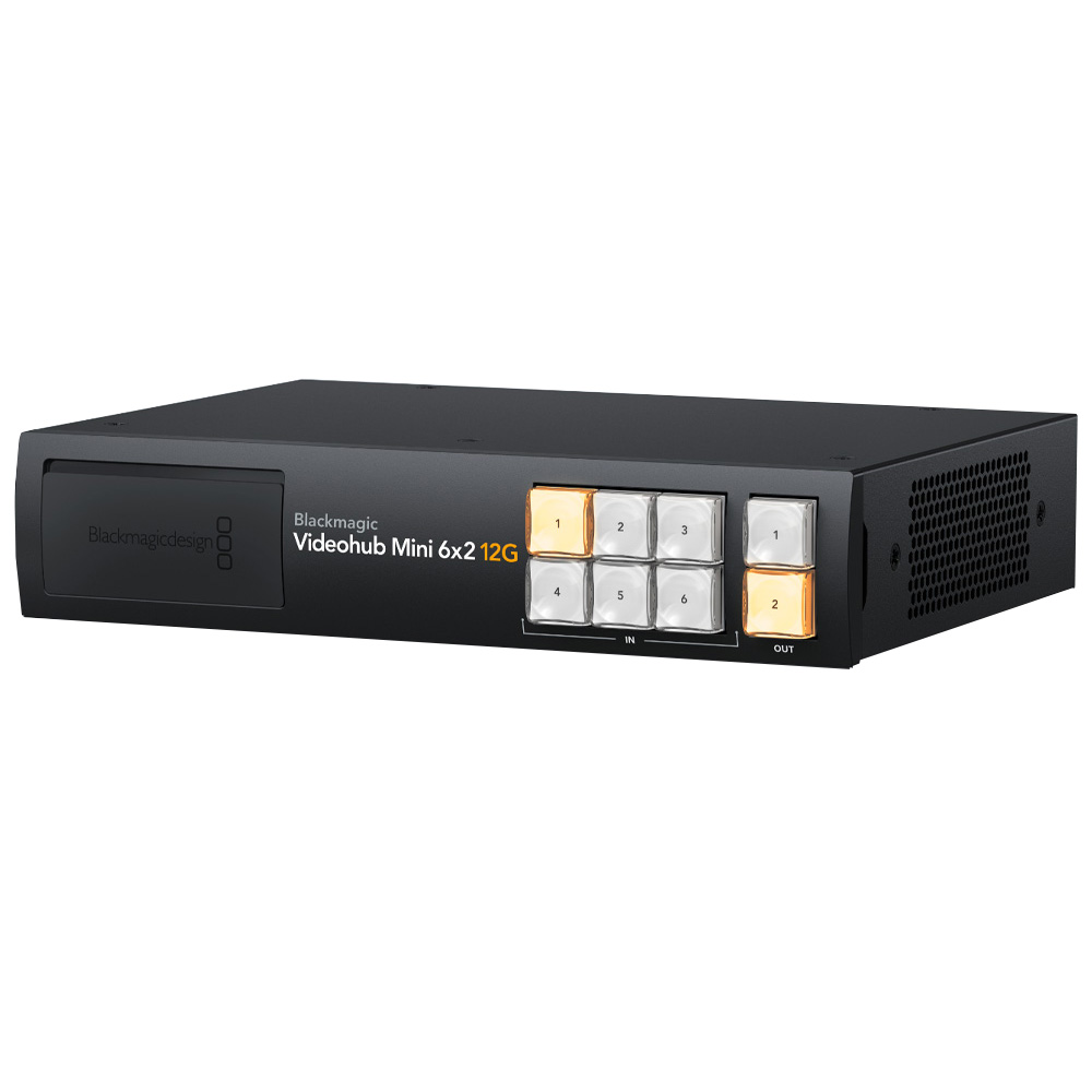 Blackmagic - Videohub Mini 6x2 12G