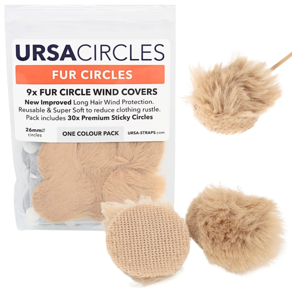 URSA - Fur Circle / 9x Fur Circle / 30x Stickies / Beige