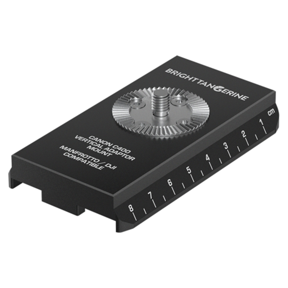 B4005-1039-1 Bright Tangerine - Canon C400 Vertical Adaptor Dovetail - B4005.1039