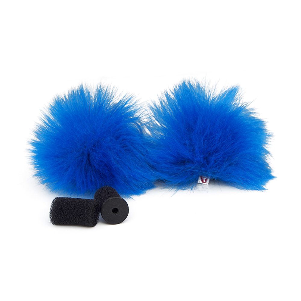 Rycote - Blue Lavalier Windschutz - pair