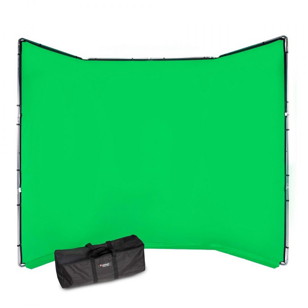 Manfrotto - Chroma Key FX Hintergrund Kit (4x2.9m) - Grün Manfrotto - Chroma Key FX Hintergrund Kit (4x2.9m) - Grün