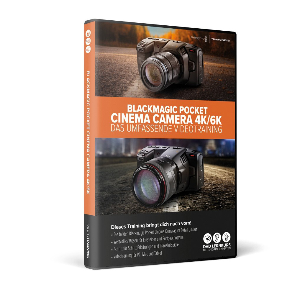 DVD-Lernkurs - Videotraining BMPCC 4K/6K/6K Pro