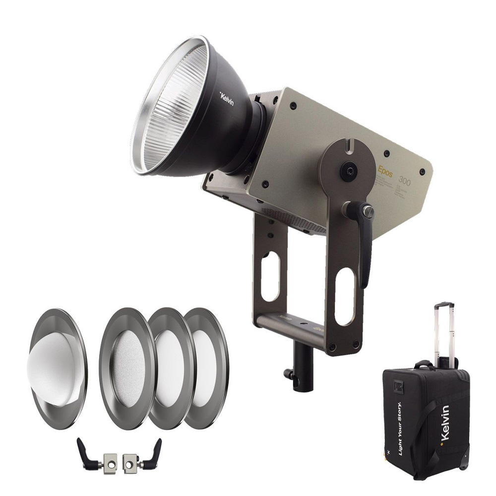 Kelvin - Epos 300 (V-Mount) mit Diffuser Kit