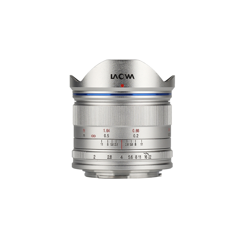 LAOWA - 7.5mm F/2 mit MFT-Mount - Lightweight - Silber