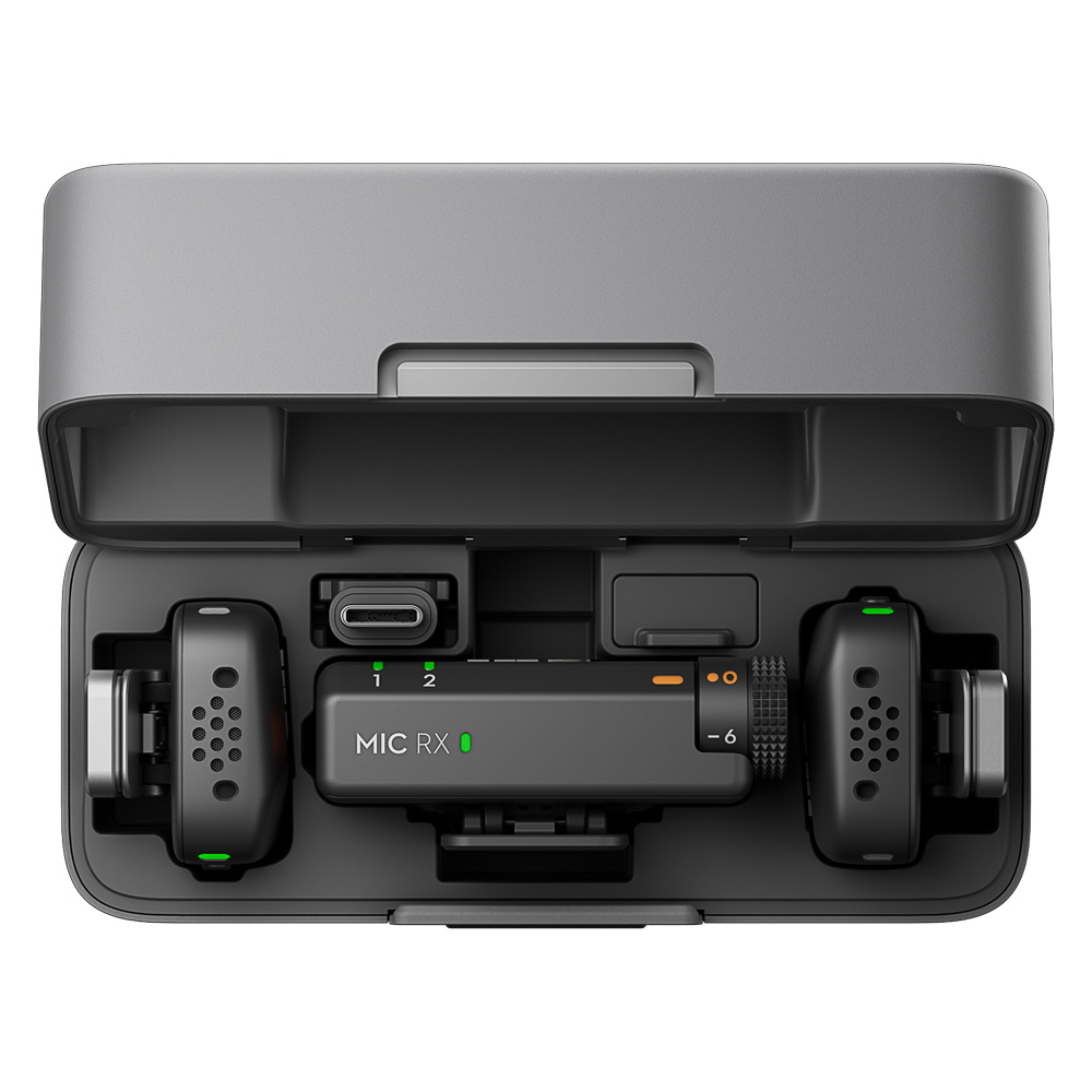 DJIMICMini-8090-1 DJI - Mic Mini (2x TX, 1x RX, 1x Ladeschale)