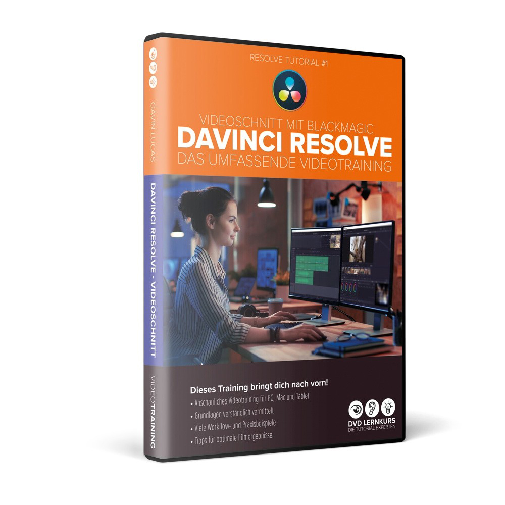 DVD-Lernkurs - DaVinci Resolve Tutorial 1 - Videoschnitt