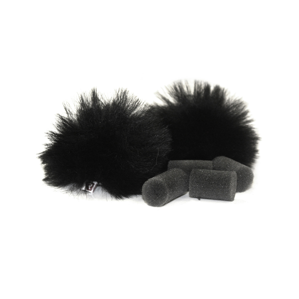 Rycote - Black Lavalier Windschutz - pair