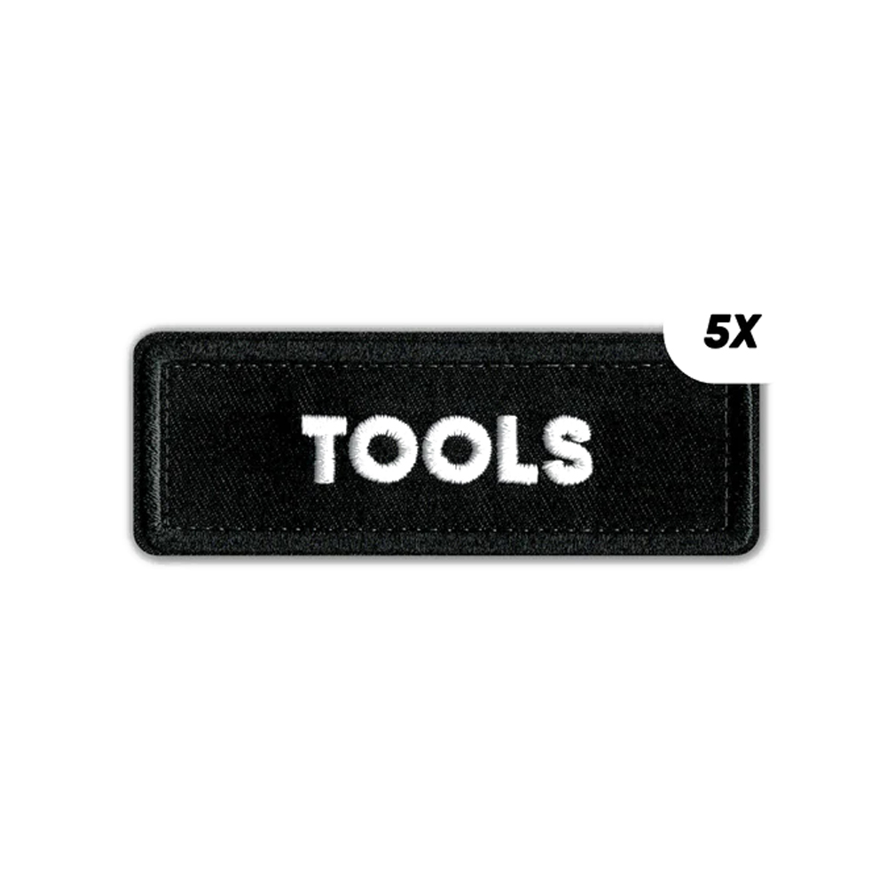 CRDBAG - Einzelpatches "TOOLS" - 5 Stck