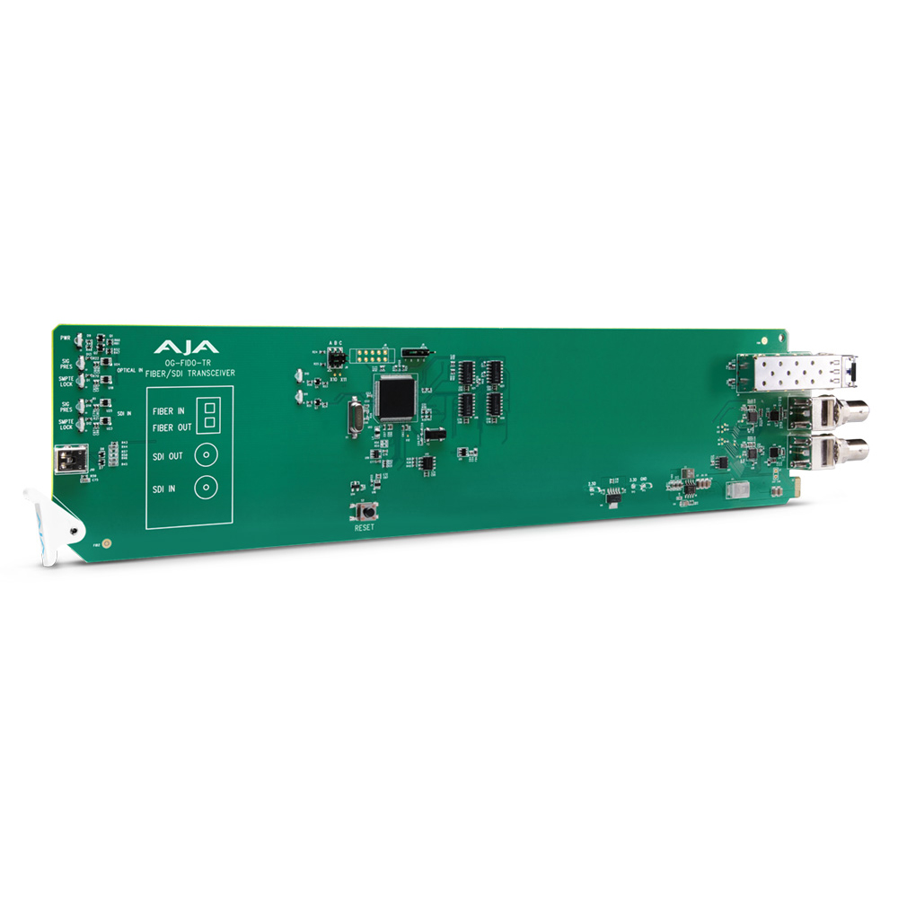 AJA - OpenGear Multi-Mode Optical Fiber Transceiver mit DashBoard support