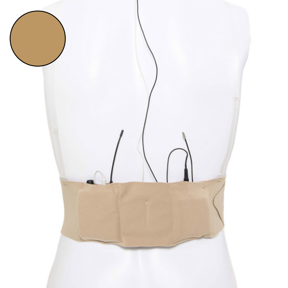Viviana - Extreme Bauchgurt / Double Pouch / L / 105 cm / Beige
