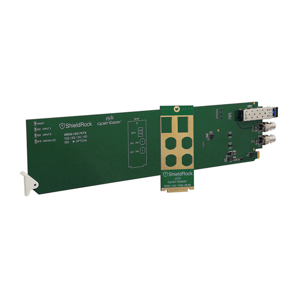 ShieldRock - OpenGear 12G-SDI Optical Fiber Dual Transceiver