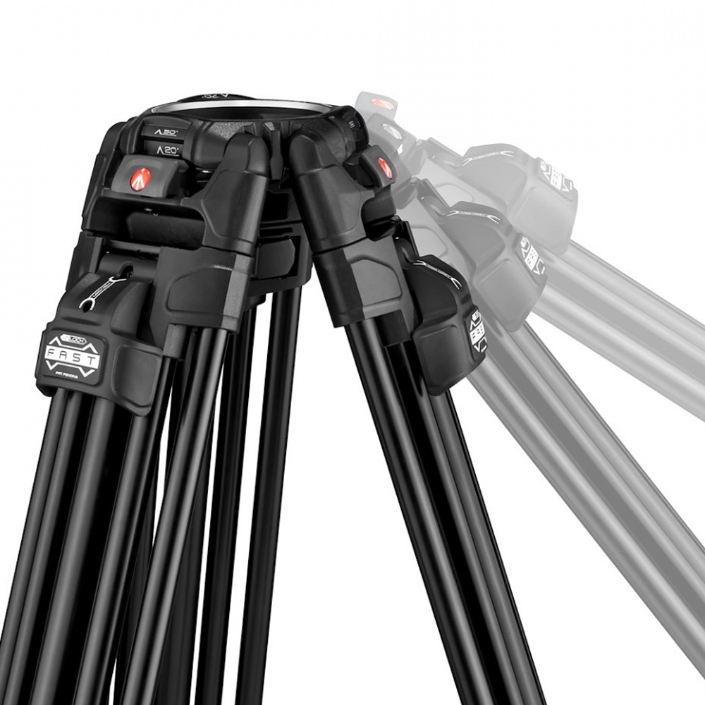 Manfrotto - System Nitrotech 612-645 Fast Twin Alu