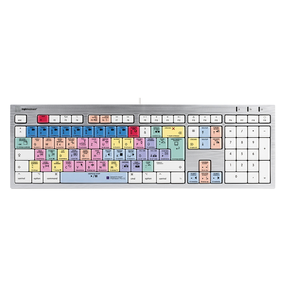 Logic - Keyboard Adobe Premiere Pro CC - Mac ALBA Serie