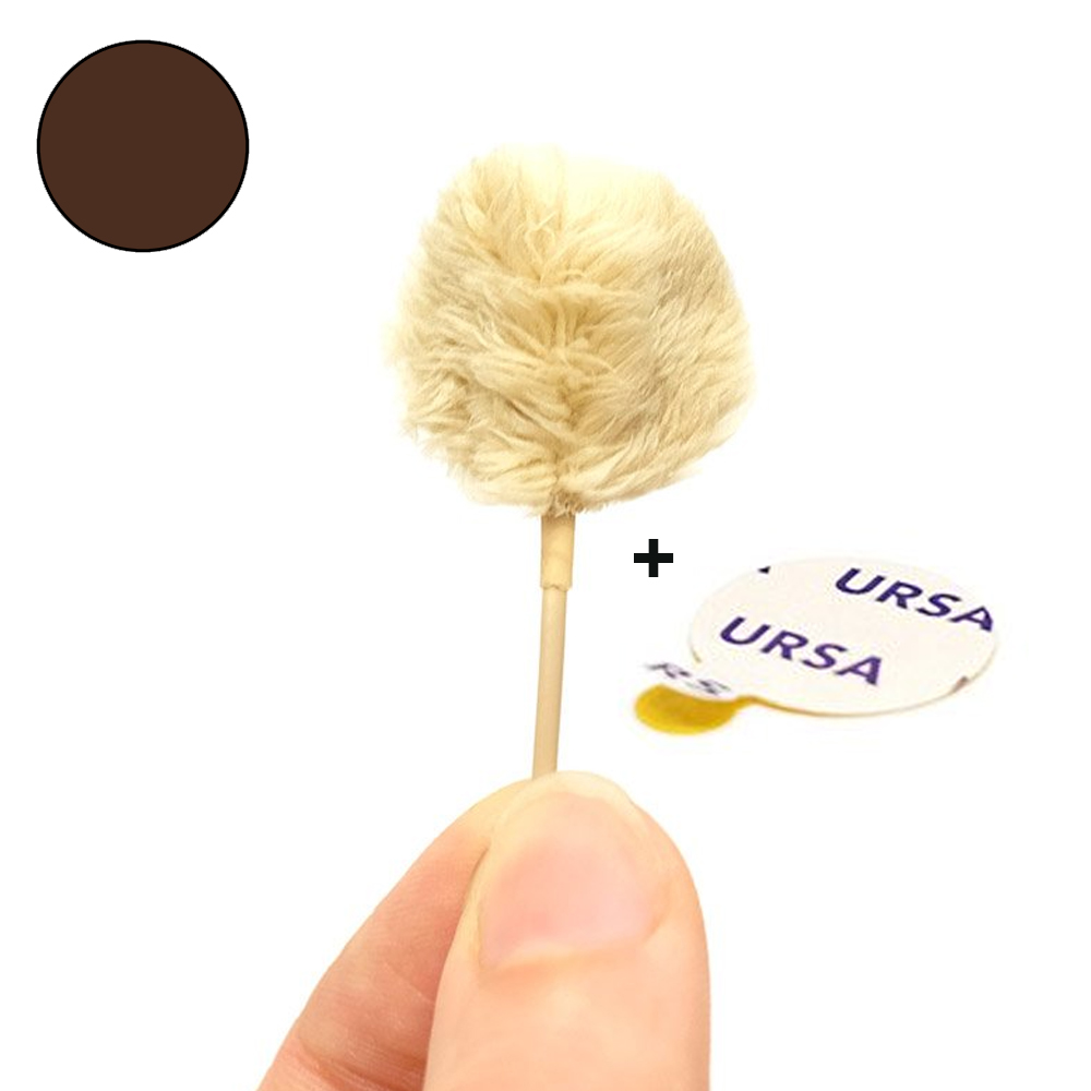 URSA - Plush Circle / 9x Plush Circle / 30x Stickies / Braun
