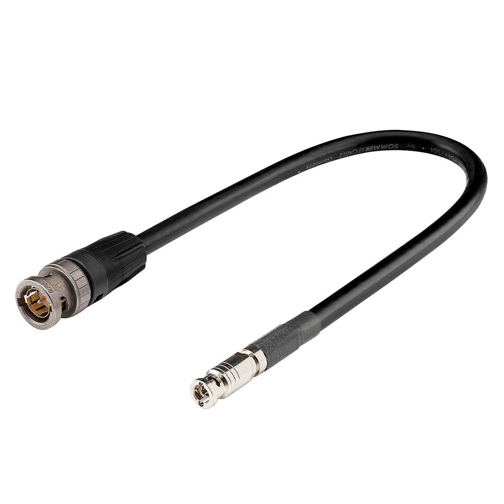 Sommer Cable  - Micro BNC-Kabel auf BNC-Buchse Male 20 cm (schwarz)