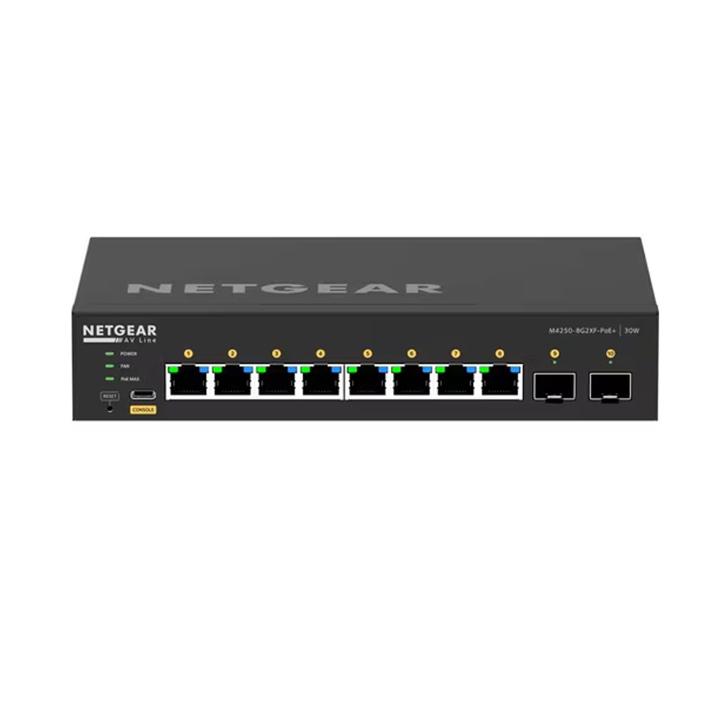 Netgear - M4250-8G2XF-PoE+