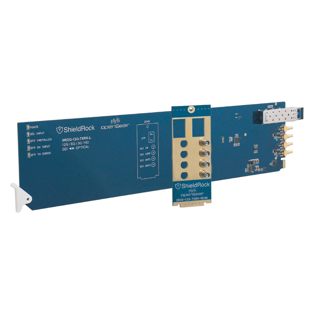 ShieldRock - OpenGear 12G-SDI Optical Fiber Transceiver (Loop)