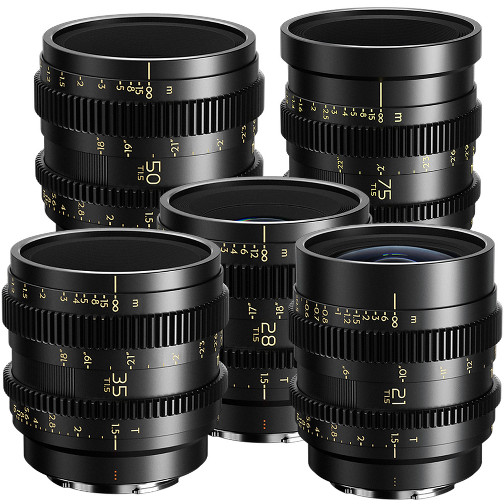 TP-SC5P-E-1 Thypoch - Simera-C 5-Lens Kit 21/28/35/50/75mm T 1.5 (E-Mount)
