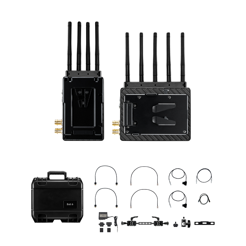 Teradek - Bolt 6 XT 750 12G-SDI/HDMI Wireless TX/RX Deluxe Set V-Mount