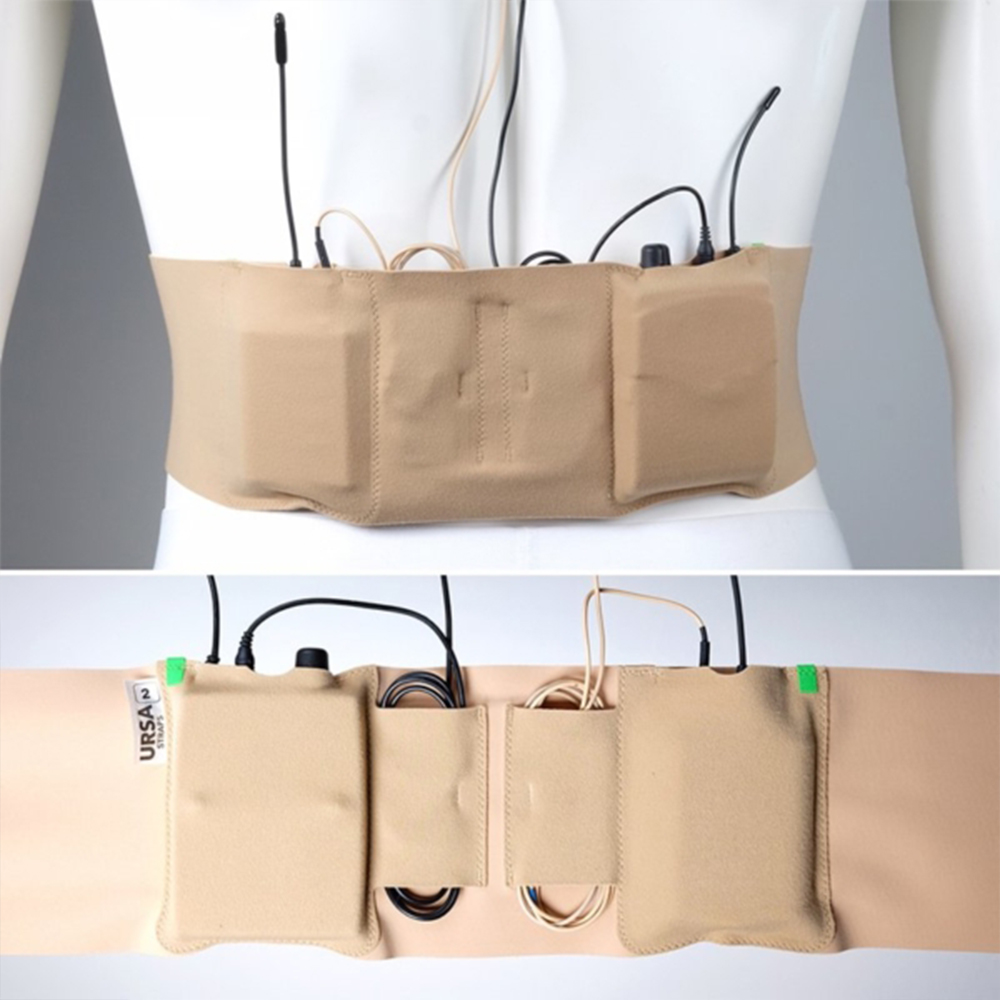 URSA STRAPS - Mediuml Waist / Double Pouch / Beige / 100 cm