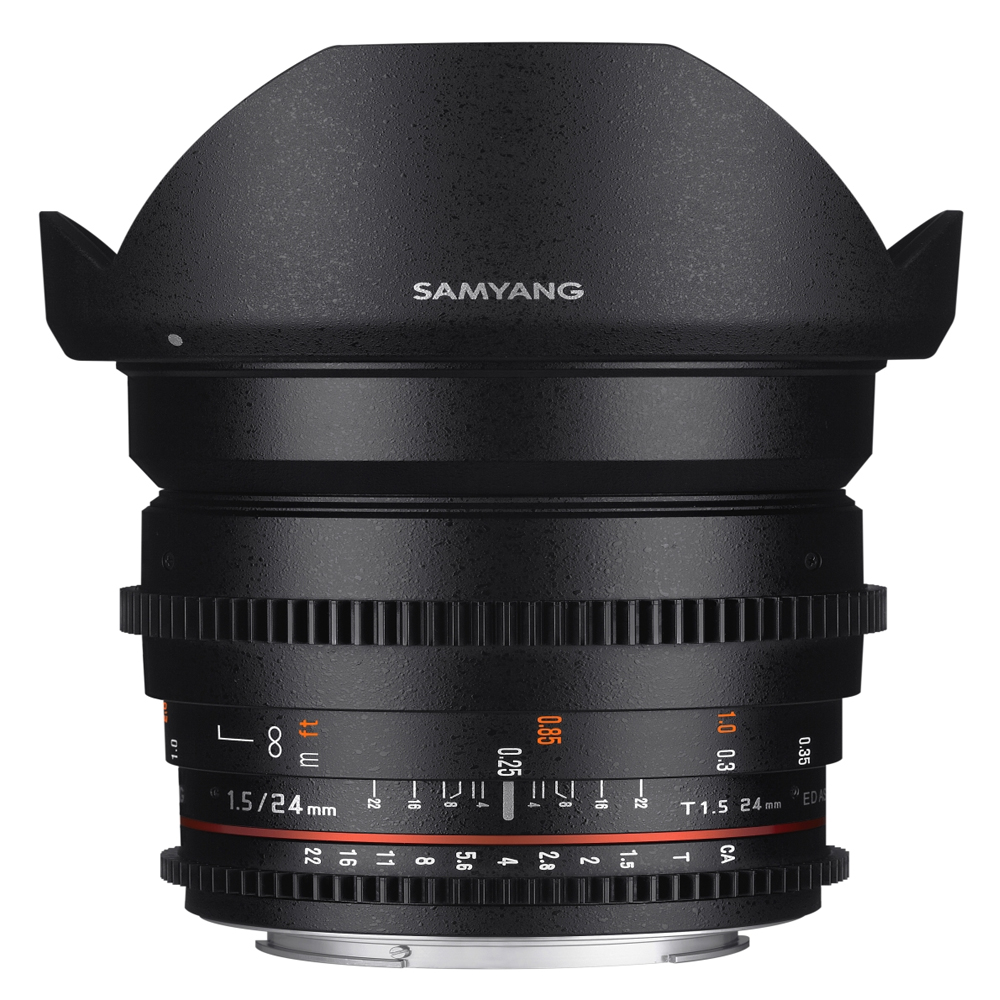 Samyang - 24/1.5 Video DSLR II Objektiv für Canon EF