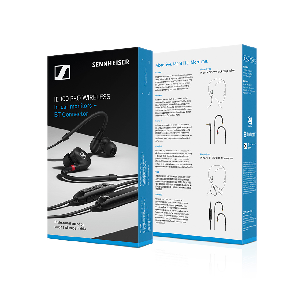 Sennheiser - IE 100 PRO Wireless Black