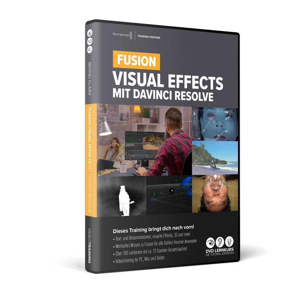 DVD-Lernkurs - Visual Effects mit DaVinci Resolve Fusion