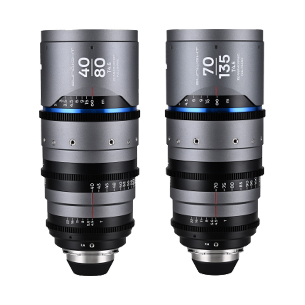 LAOWA - Sunlight Bundle 40-80/70-135mm T4.5 2x FF Anamorphic Zoom PL (Blue)