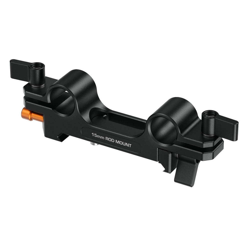 Bright Tangerine - 15mm Rod Bracket