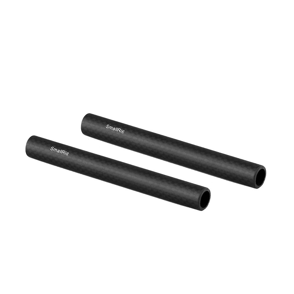 SmallRig - 2pcs 15mm Carbon Fiber Rod (150mm, 6 Inches) - 1872