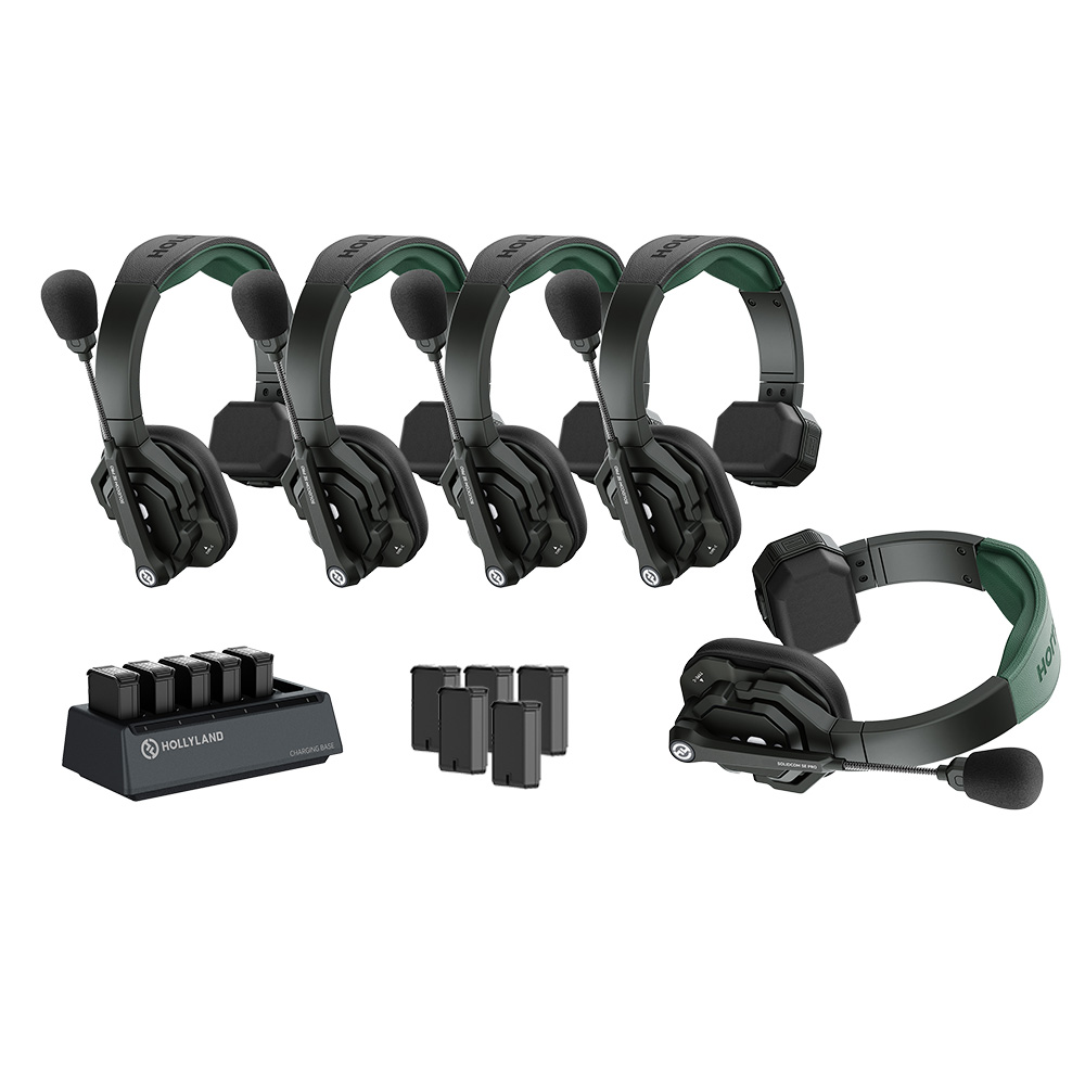 SOLIDCOM_SEPRO-5S-1 Hollyland - SOLIDCOM SE PRO 5S (1x Master + 4x Remote Headset)
