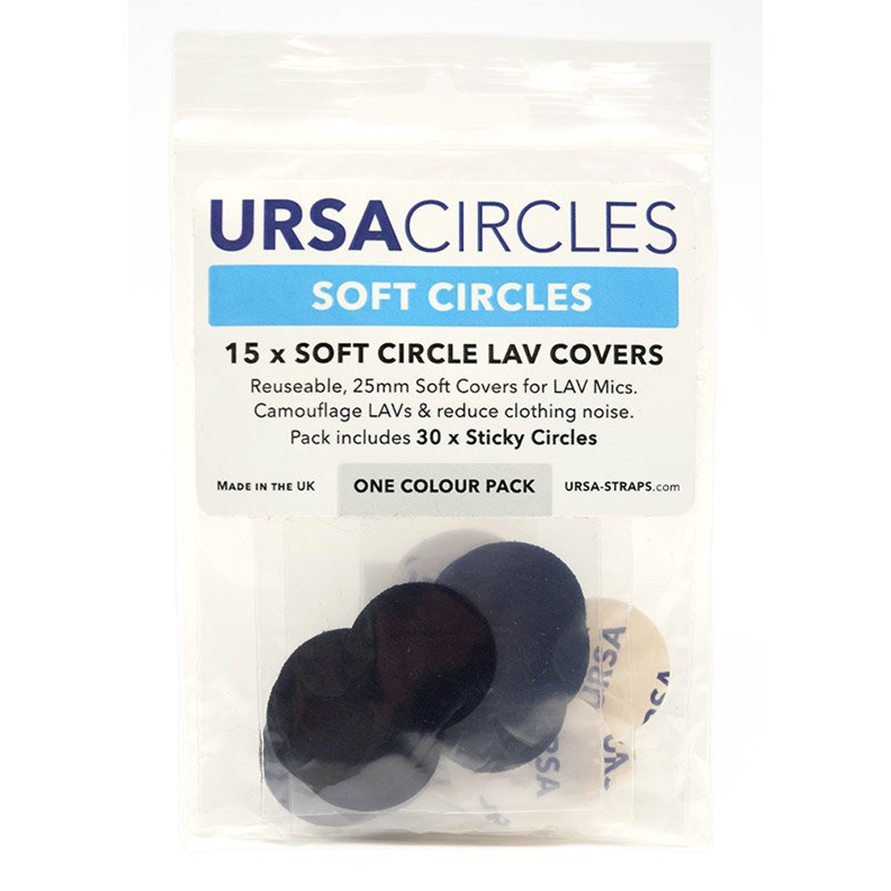 URSA - Soft Circle / 15x Soft Circle / 30x Stickies / Schwarz