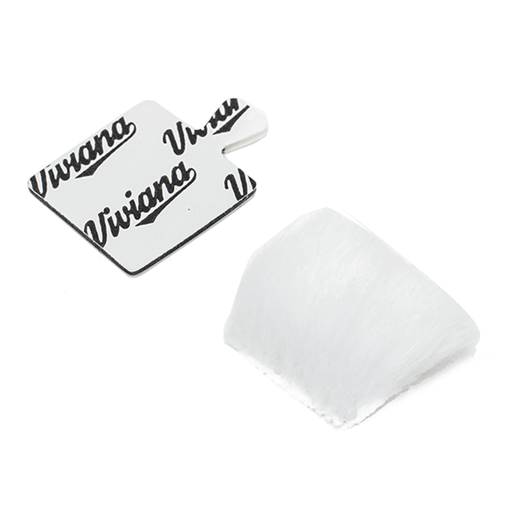 Viviana - Fur for Lav (Quadratisch) - Weiß